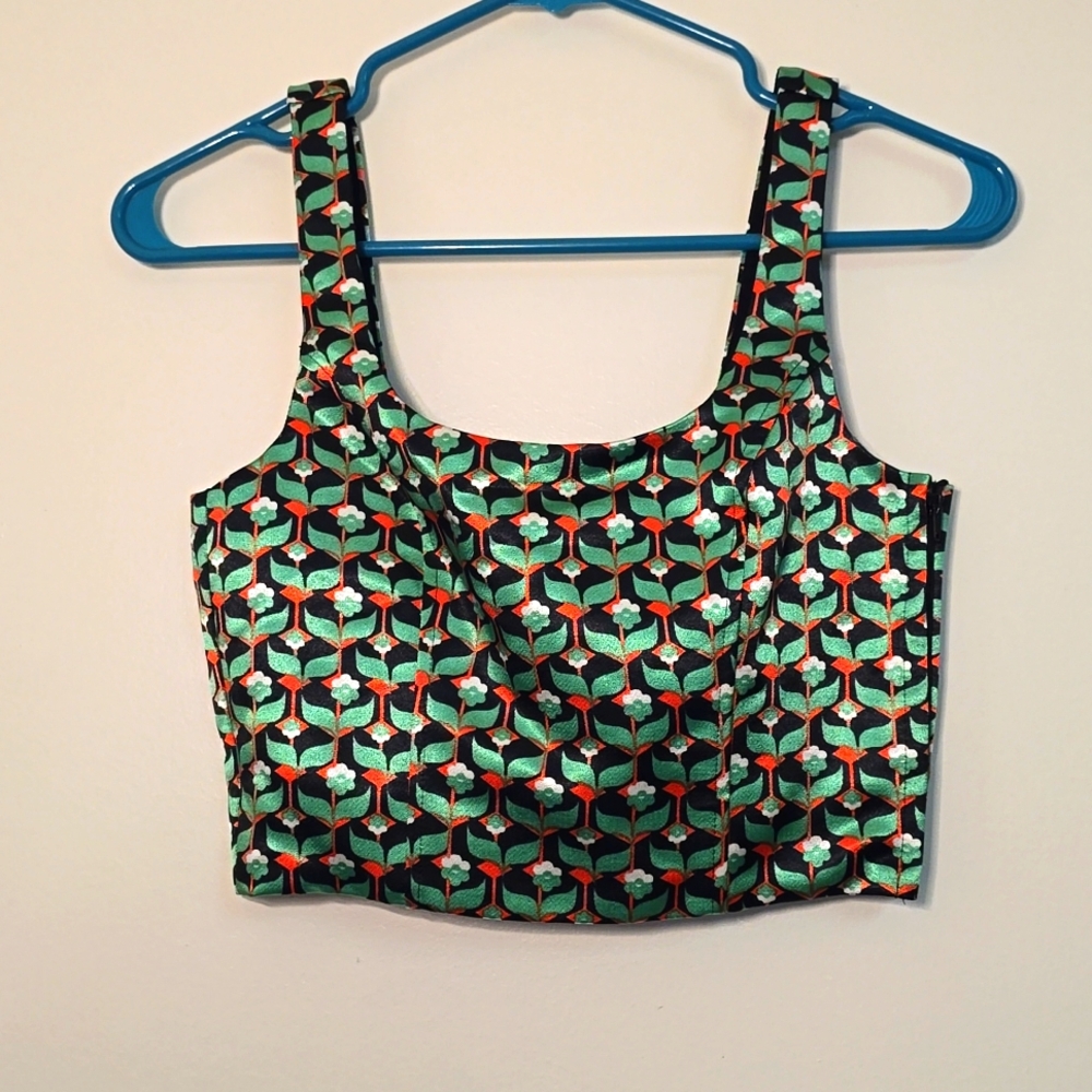 H&M Cropped Corset top